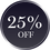 25 % OFF CYBER