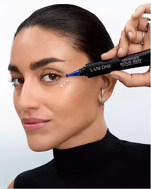 visual de belleza Lancome, ilustracion de reparacion para el cuidado de la piel
