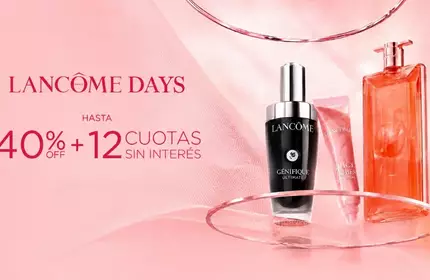 Fragancia Idole de Lancome, exhibida en un entorno moderno y elegante, reflejando su espiritu audaz y femenino.