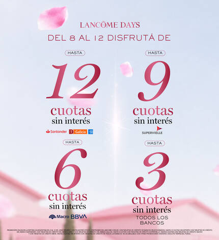 LANCOME DAYS - CUOTAS