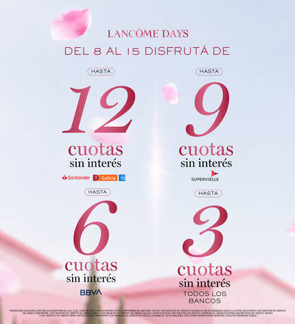 LANCOME DAYS - CUOTAS