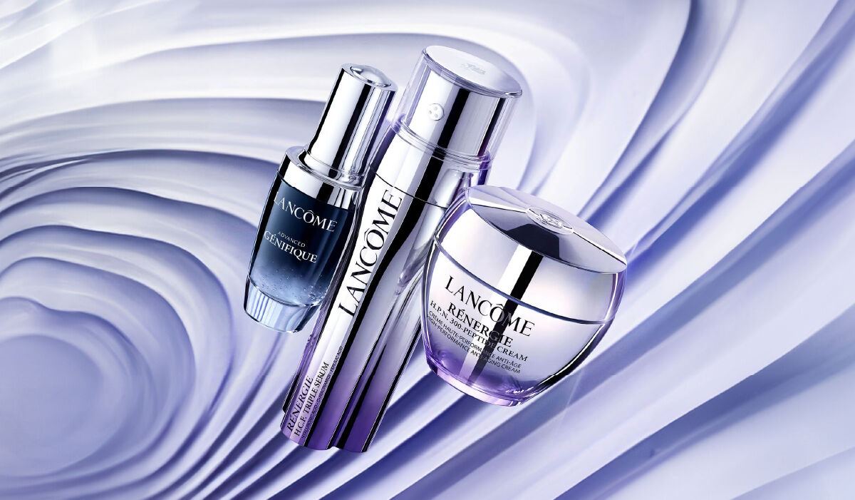 Tratamiento facial Genifique de Lancome, destacando su capacidad para revitalizar la piel y revelar su luminosidad natural.