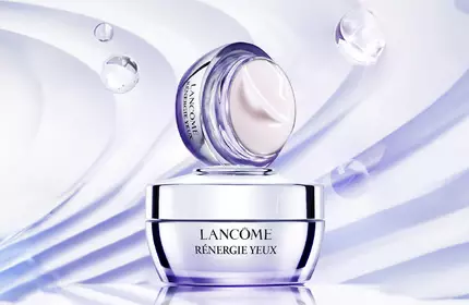 Productos para el cuidado de los ojos Lancome, ofreciendo una seleccion de tratamientos para el contorno de ojos en un formato movil.