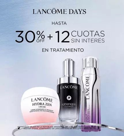 TRATAMIENTO LANCOME DAYS